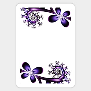 Butterflies and Flower Pattern Sticker